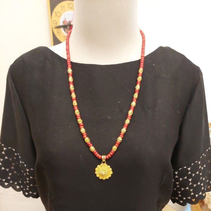 Kalung Toraja Manik Kata Liontin