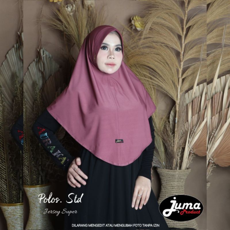 Jilbab juma polos std/ juma polos sty