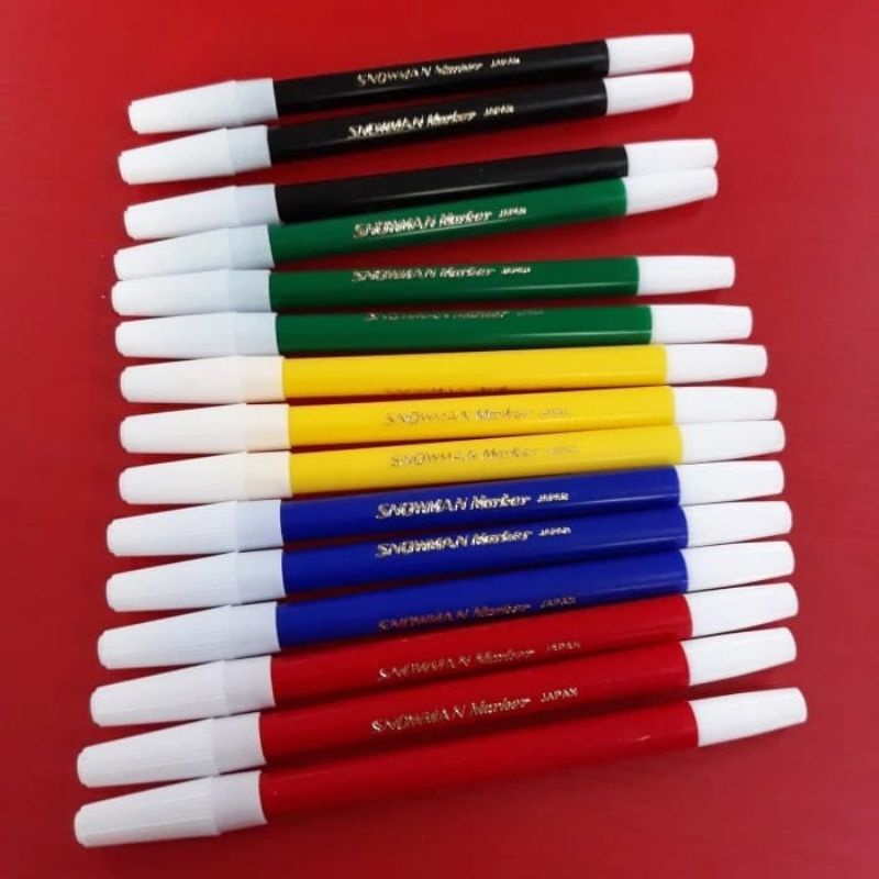 

[1 LUSIN] SPIDOL PW-1A SNOWMAN / SPIDOL SNOWMAN KECIL / SPIDOL WARNA