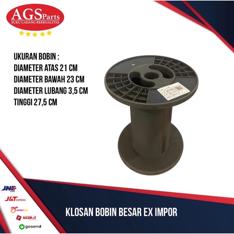 klosan bobin kabel plastik sedang