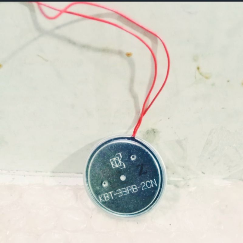 BUZZER BEZ  KBT-33RB-2CN ( MEMBRANA PIEZO )