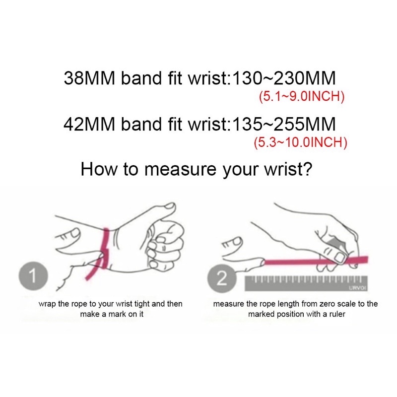 Milanese Loop Tali  Watch Strap 38/40/42/44mm Stainless Steel