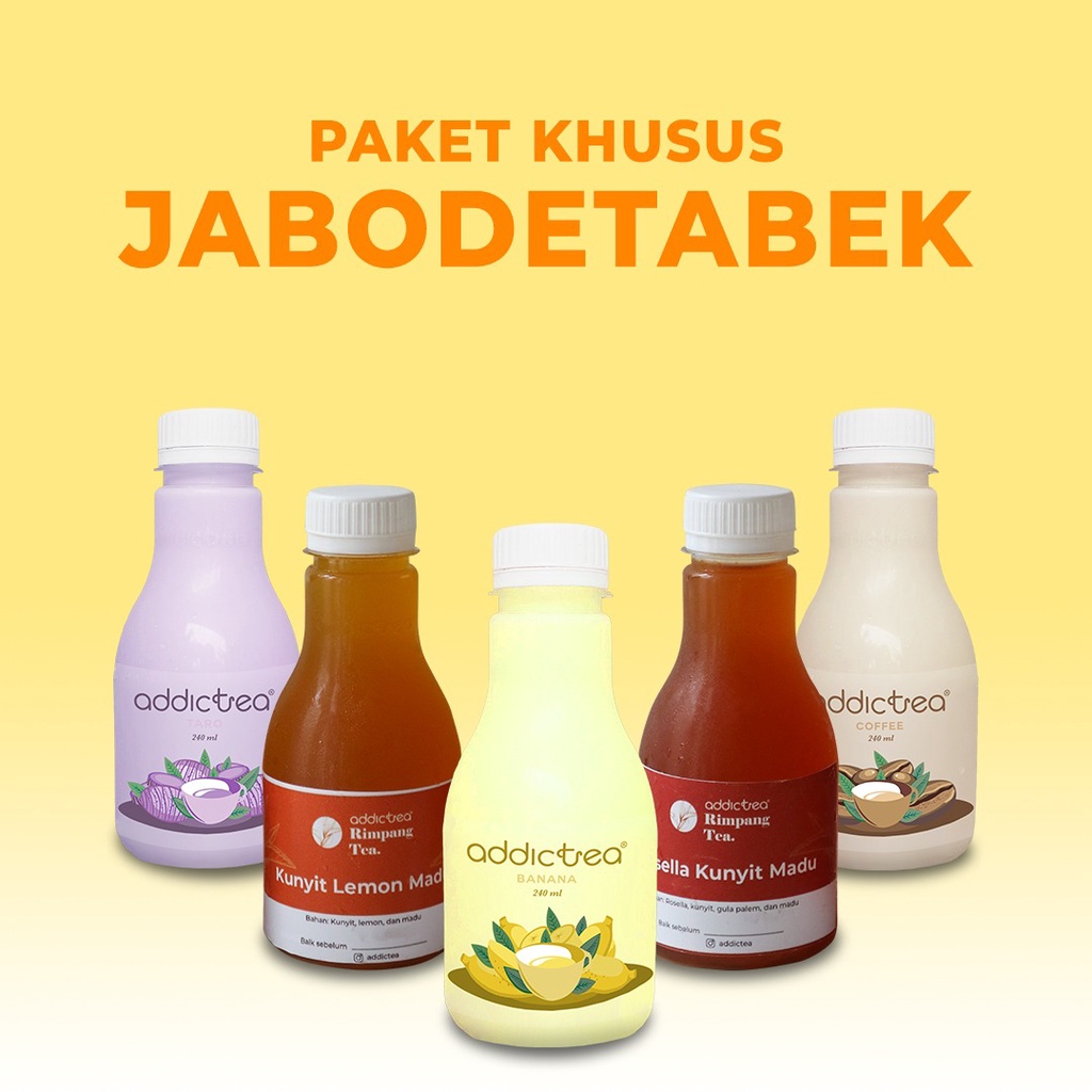 

Addictea Paket Khusus Jabodetabek 240ml (Tidak Bisa Kirim Ke Luar JABODETABEK) HARGA SUDAH TERMASUK ONGKIR PAXEL