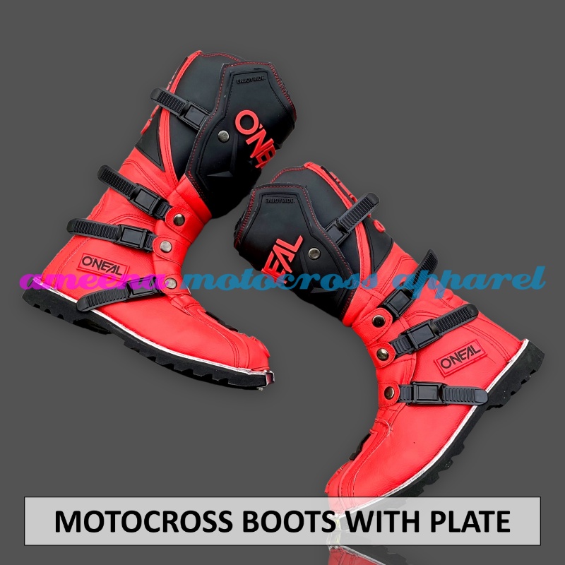 Sepatu MX Boots with Protector - Sepatu Trail - Sepatu Motocross - Sepatu Enduro - Sepatu Adventure - 003