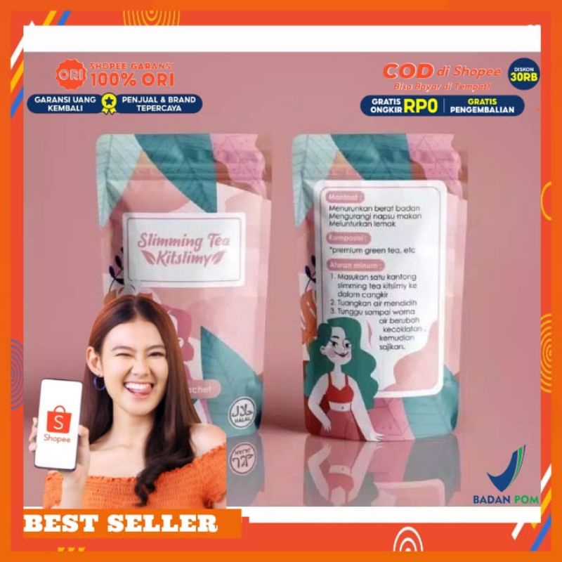 TEH PELANGSING KITSLIMY SLIMMING TEA