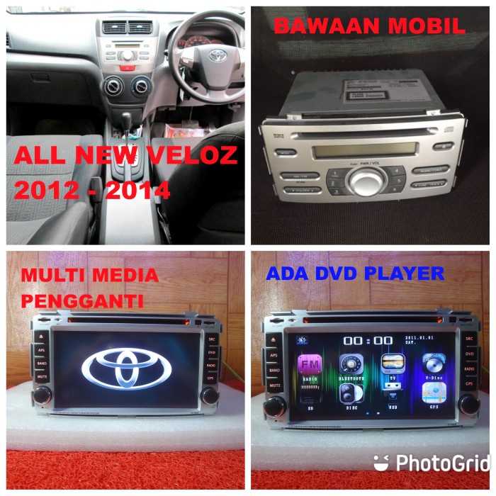 Head unit ALL NEW AVANZA VELOZ 2012 - 2014 High Quality PNP