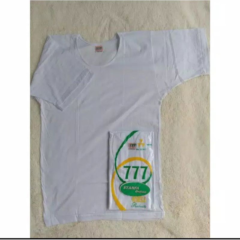 kaos oblong pria 777 / 777 oblong / kaos dalam pria