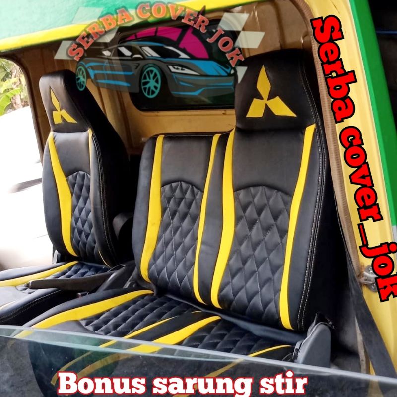 Sarung jok mobil truk ragasa/Sarung jok mobil truk 120ps/cover jok mobil truk ragasa bonus sarung st