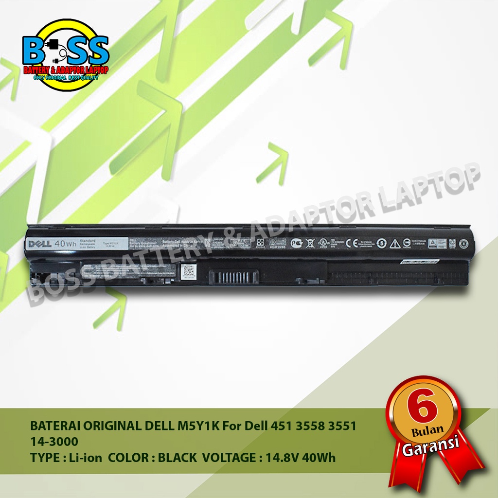Baterai Original DELL DL 3451 / M5Y1K