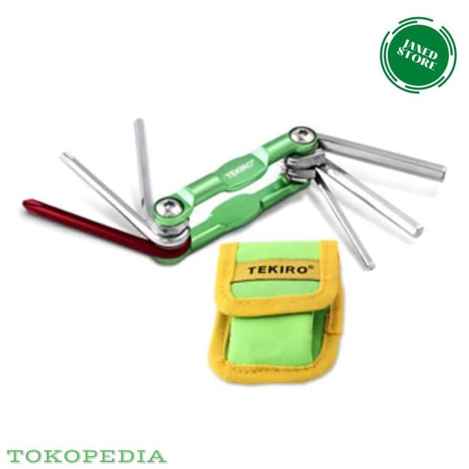 promo SPAREPART MOTOR 11085 TEKIRO TOOL KIT SET BIKE 6 PCS TEBT06S OBRAL
