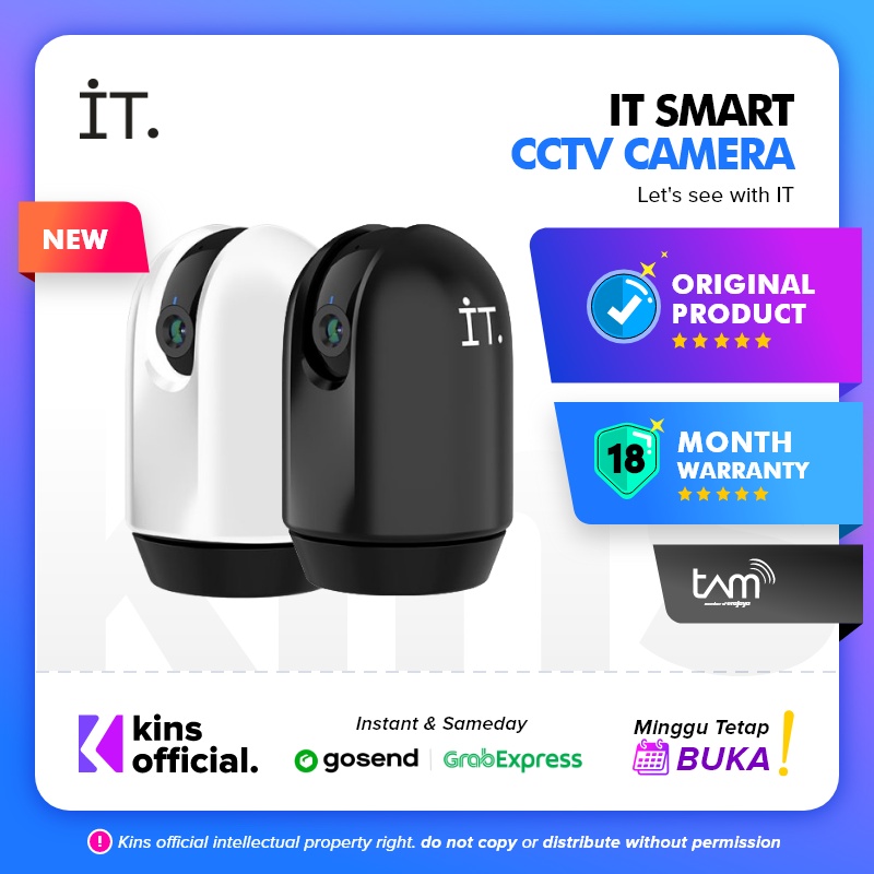 IT Smart CCTV Camera Black &amp; White