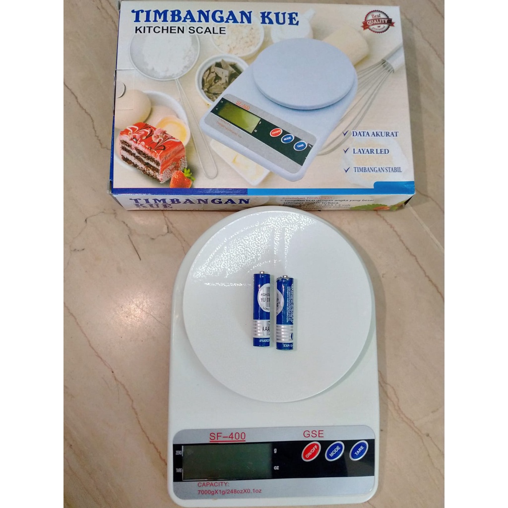 TIMBANGAN DAPUR DIGITAL SF-400 / TIMBANGAN DIGITAL KUE SF 400 7KG - 10KG