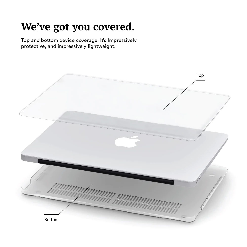 Macbook Clear Case for Macbook Pro 13&quot; M1/M2/Macbook Air 13&quot; M2 2022