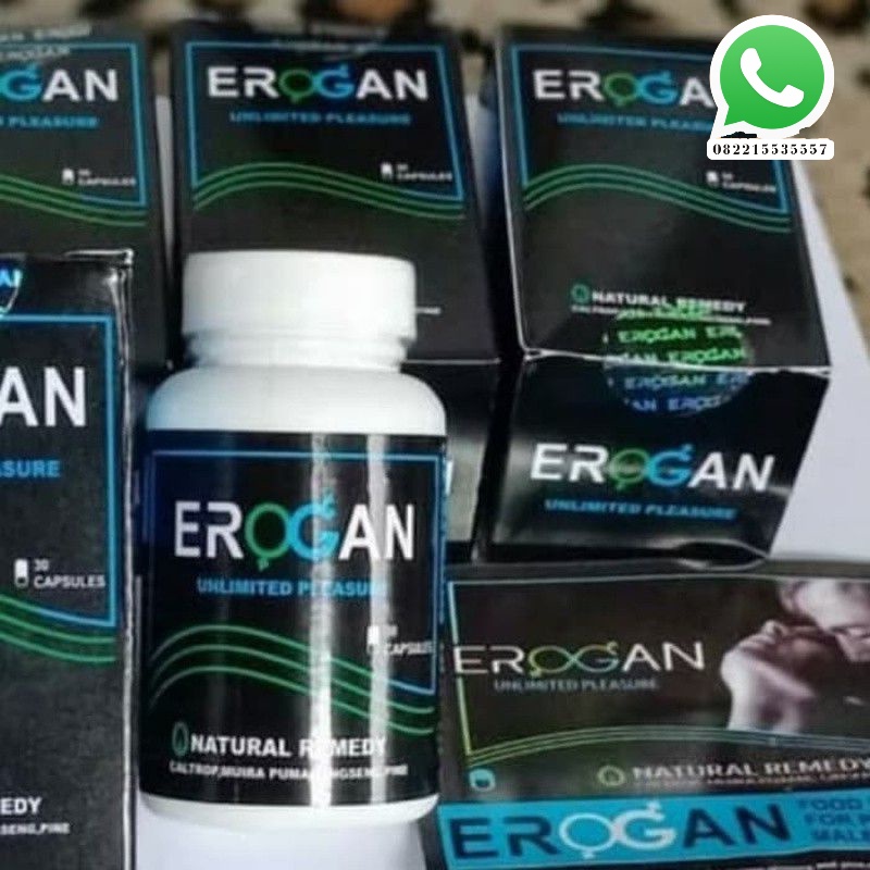 EROGAN Asli 100% Original Herbal Stamina Pria-Menambah Besar Permanen
