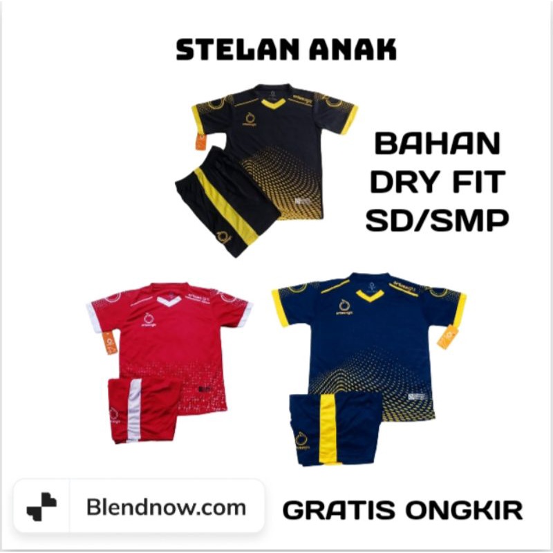 BAJU BOLA VOLY DAN FUTSAL SD/SMP JERSEY ANAK STELAN ANAK USIA 4 SAMPAI 14 TAHUN