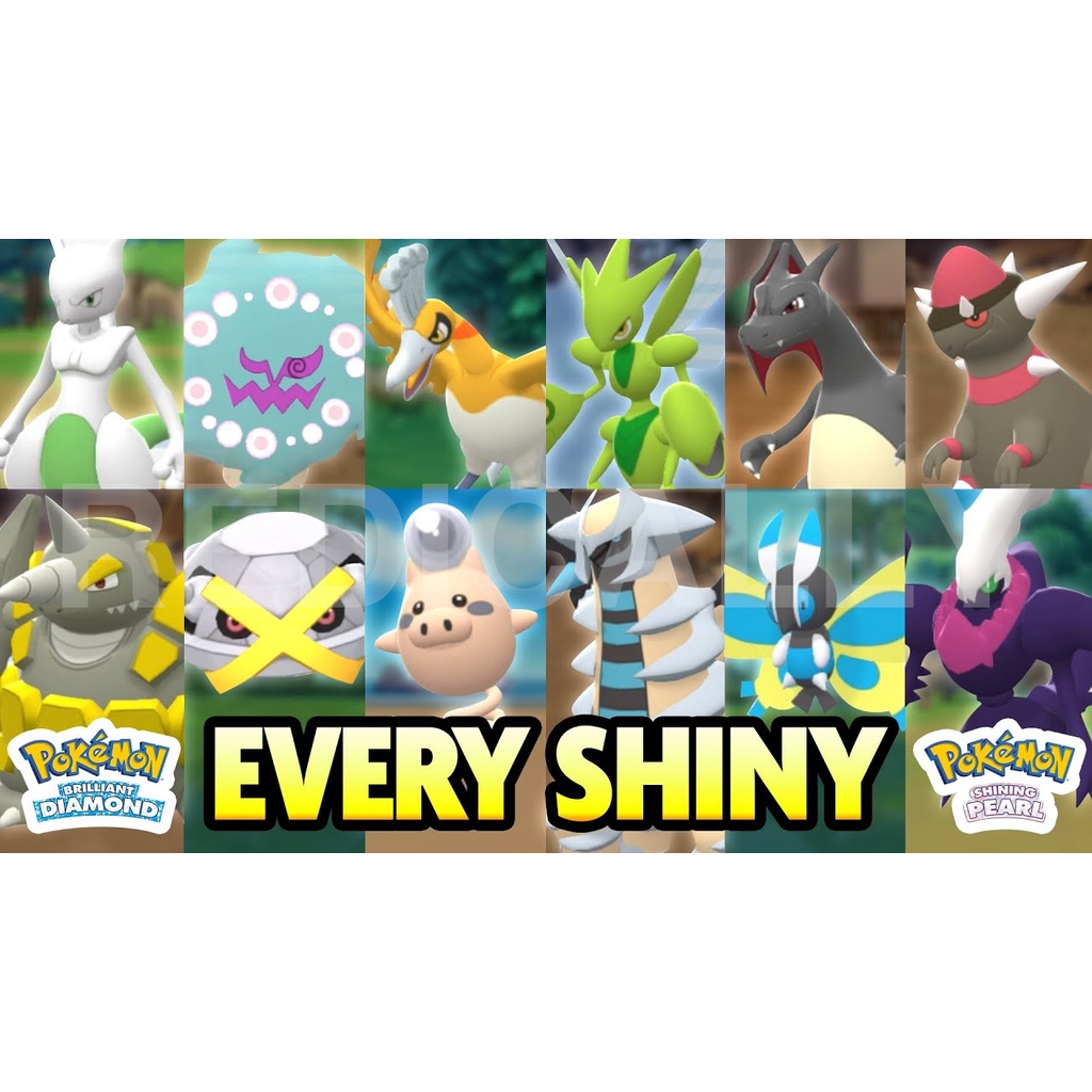 ALL 493 POKEMON Legendary Shiny Custom Hack Pokemon 100% LEGAL - Pokemon Brilliant Diamond Shining P