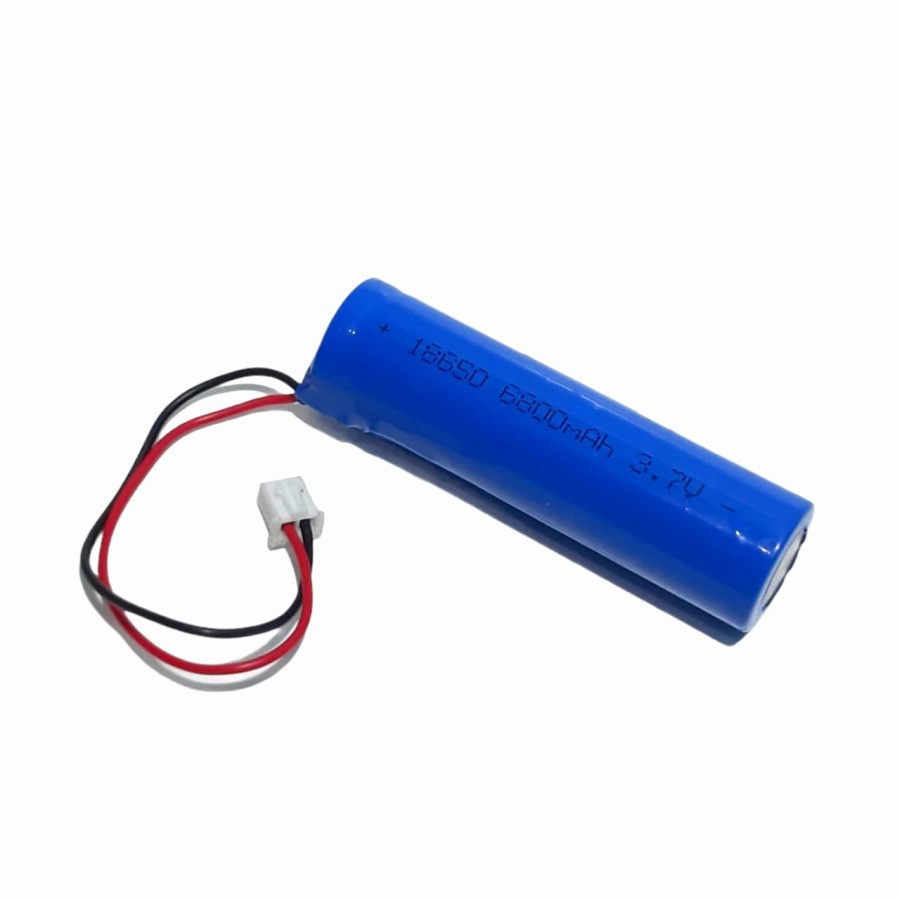 Baterai Batrai Batre Cas Lampu Emergency Pompa Galon Kipas Mini Speaker Portable Mainan 3,7V 3.7V 1500mah 18650 Plus Soket