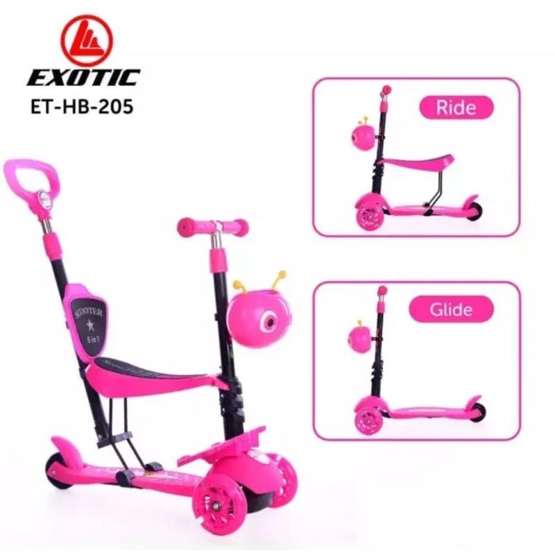 SCOOTER ANAK MERK EXOTIC ET-HB-005~OTOPED ANAK~MAINAN ANAK