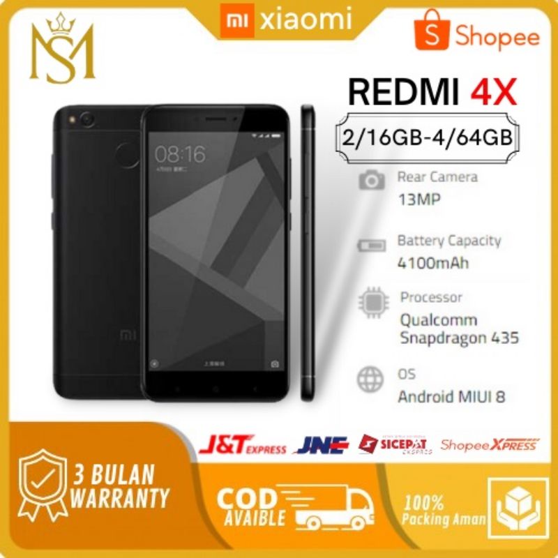HP Xiaomi Redmi 4X (4GB + 32GB) Original
