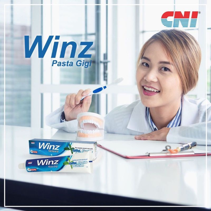 Jual CNI Pasta Gigi Winz Toothpaste 175 gram with Xylitol, Fluoride