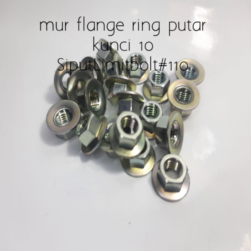 mur putar 10 mur goyang 10 mur flange original