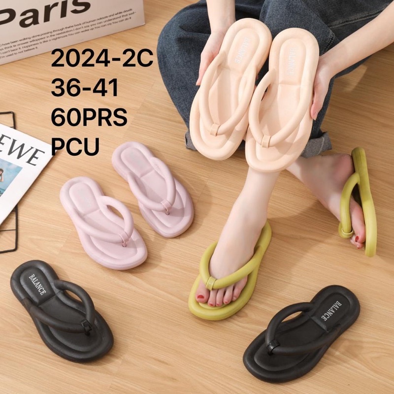 SANDAL JEPIT BANGKOK WANITA KARET RUBBER BALANCE 2024-2