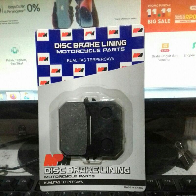 kampas rem cakram kawasaki kz200 binter merzy mersy kampas rem cakram depan front brake pad kz200 me