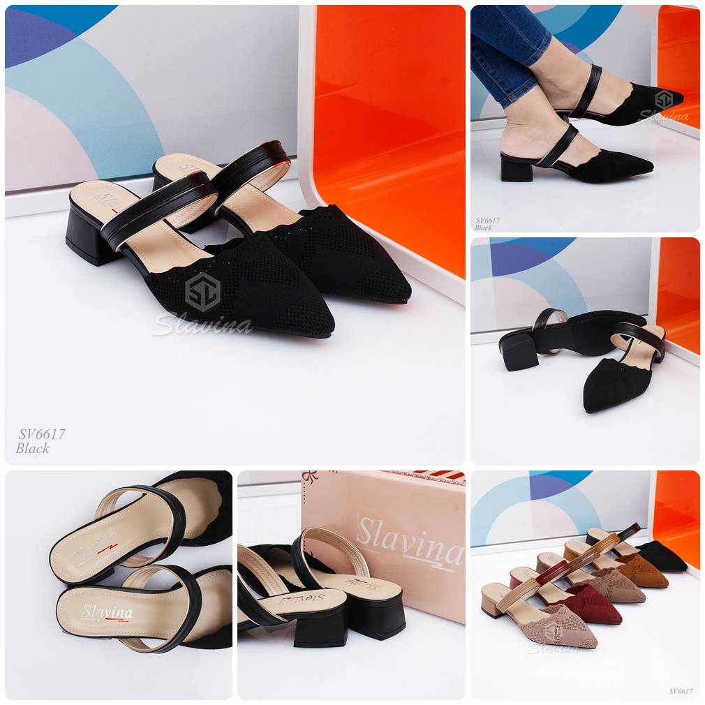 BIG SALE - Ivony Seivona - SV6617 Sepatu Slavina Heels Heel Series