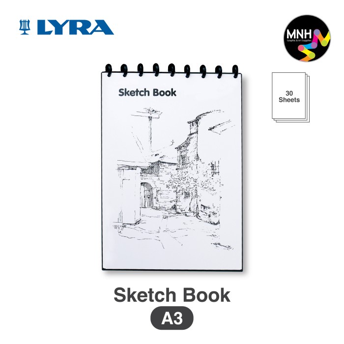 

Lyra Sketch Book 30 Pages A3