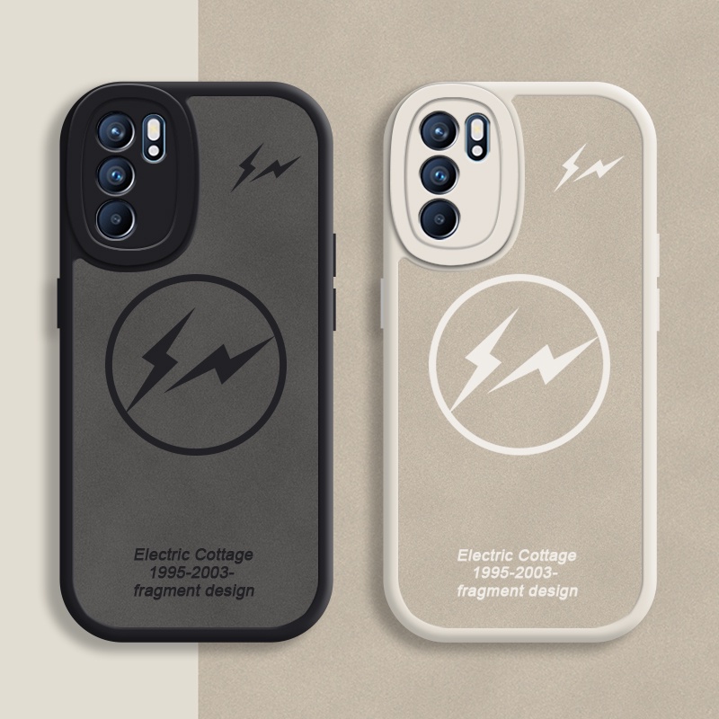 Case OPPO Untuk A3s A5s A9 2020 A11K A12 A15 A16 A31 A33 A52 A54 A57 A74 A76 A92 A95 A96 Lingkaran Petir Soft Casing F9 F11 Reno5 6 7Z
