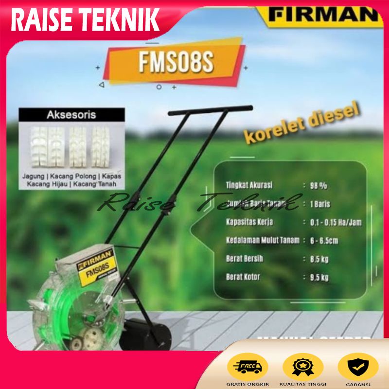 ALAT TANAM BENIH JAGUNG MANUAL SEEDER FIRMAN FMS08S / CORN SEDDER