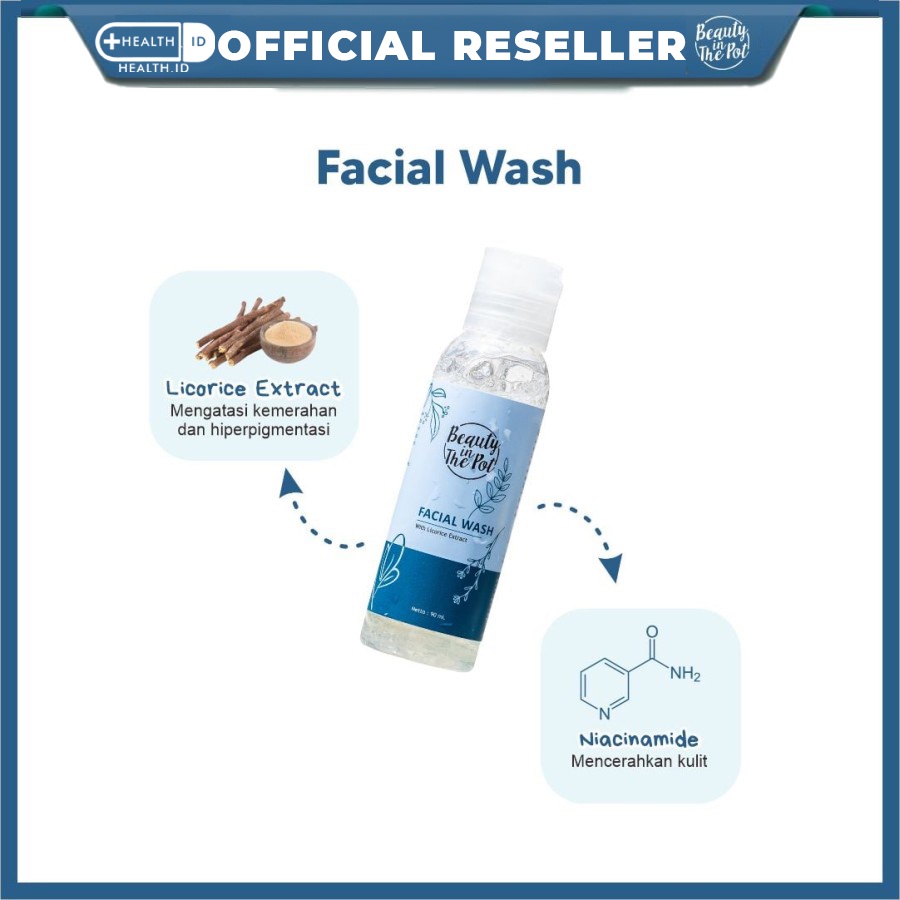 BEAUTY IN THE POT - FACIAL WASH Brightening &quot;100% ORIGINAL TERMURAH&quot;