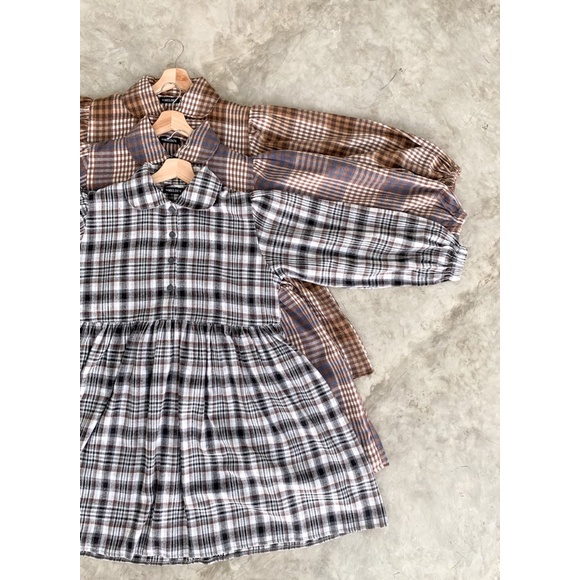 Bymeldev Babydoll Flanel Tunik