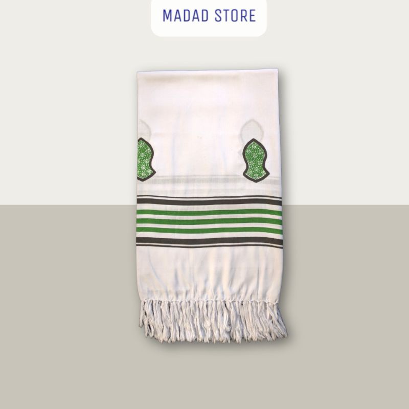 Surban Motif Terompah - Rida' Polos Motif Terompah