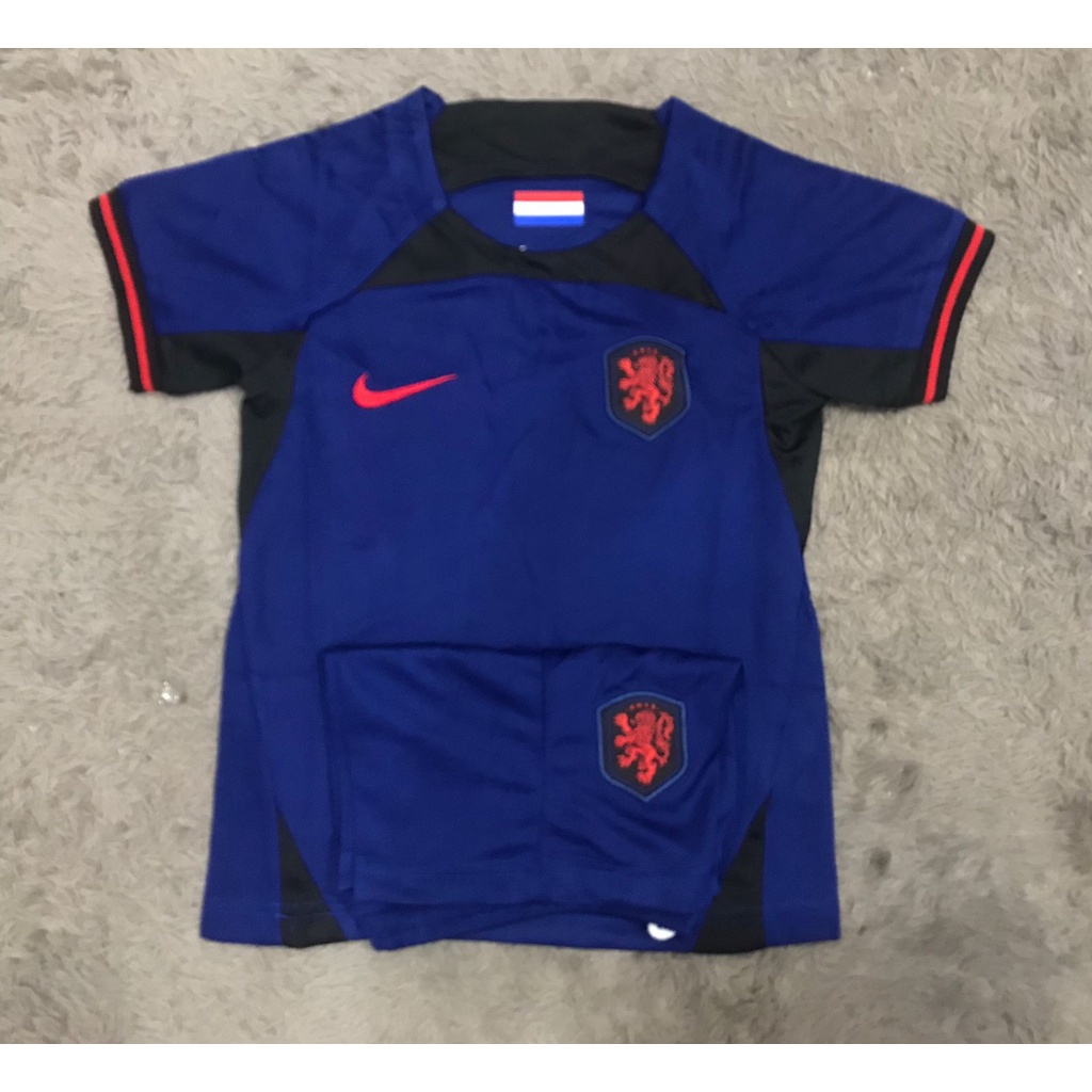 Jersey kids / anak belanda away piala dunia 2022 - 2023 grade ori import