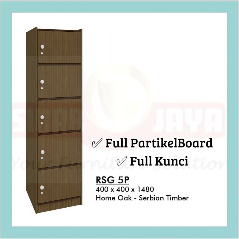 RSG 5 Susun - Hagen // Rak serba guna 5 susun // Rak susun pakai kunci semua