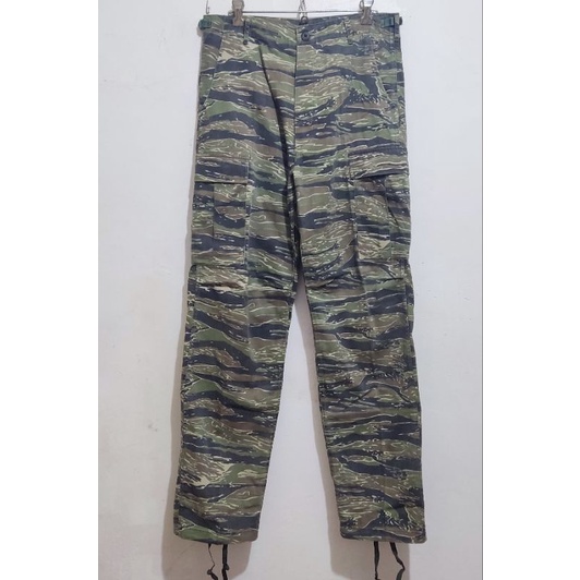 Trouser celana cargo tiger stripe green us army military og107