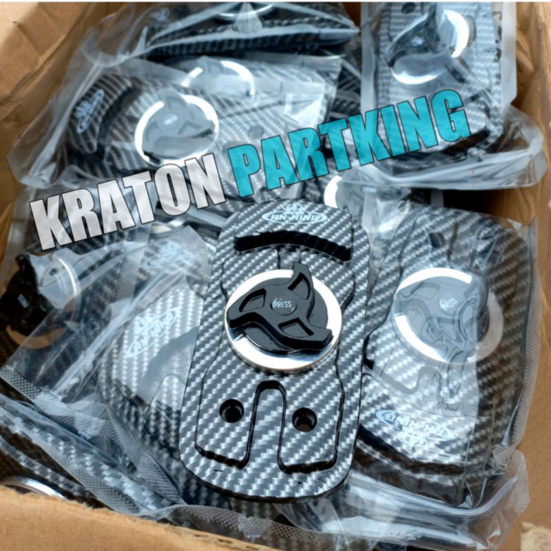 TUTUP TANGKI RX KING COPY B PRO CARBON KARBON CLUP TEBAL BANGET