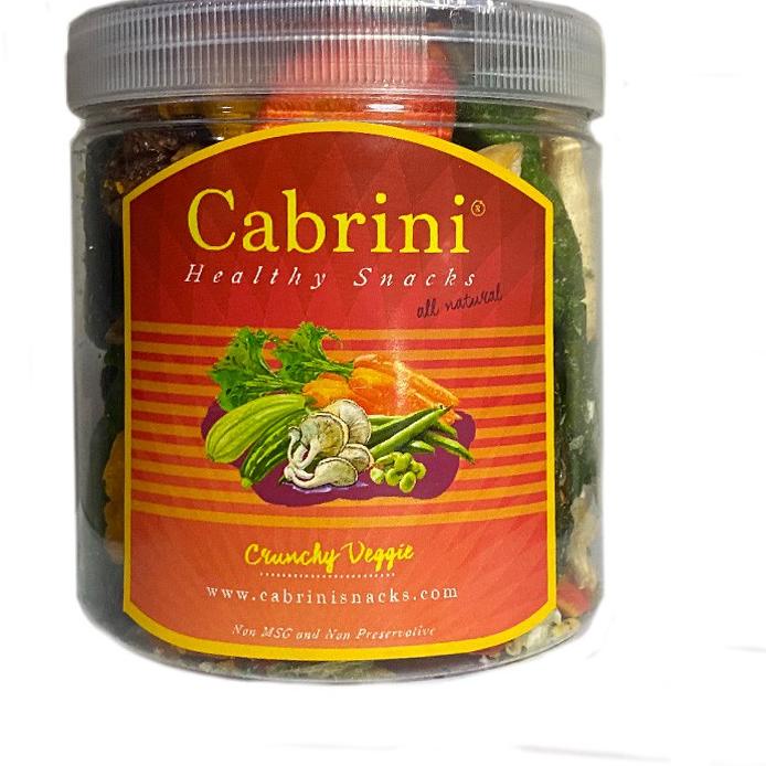 

Cabrini Healthy Snacks - Crunchy Veggie ( 500 ml ) Keripik Sayur Premium