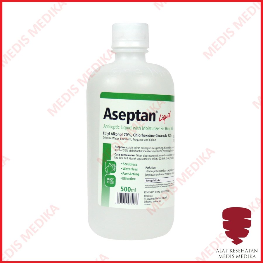 Aseptan Liquid Refil 500 ml Cairan Pembersih Anti Bakteri Onemed