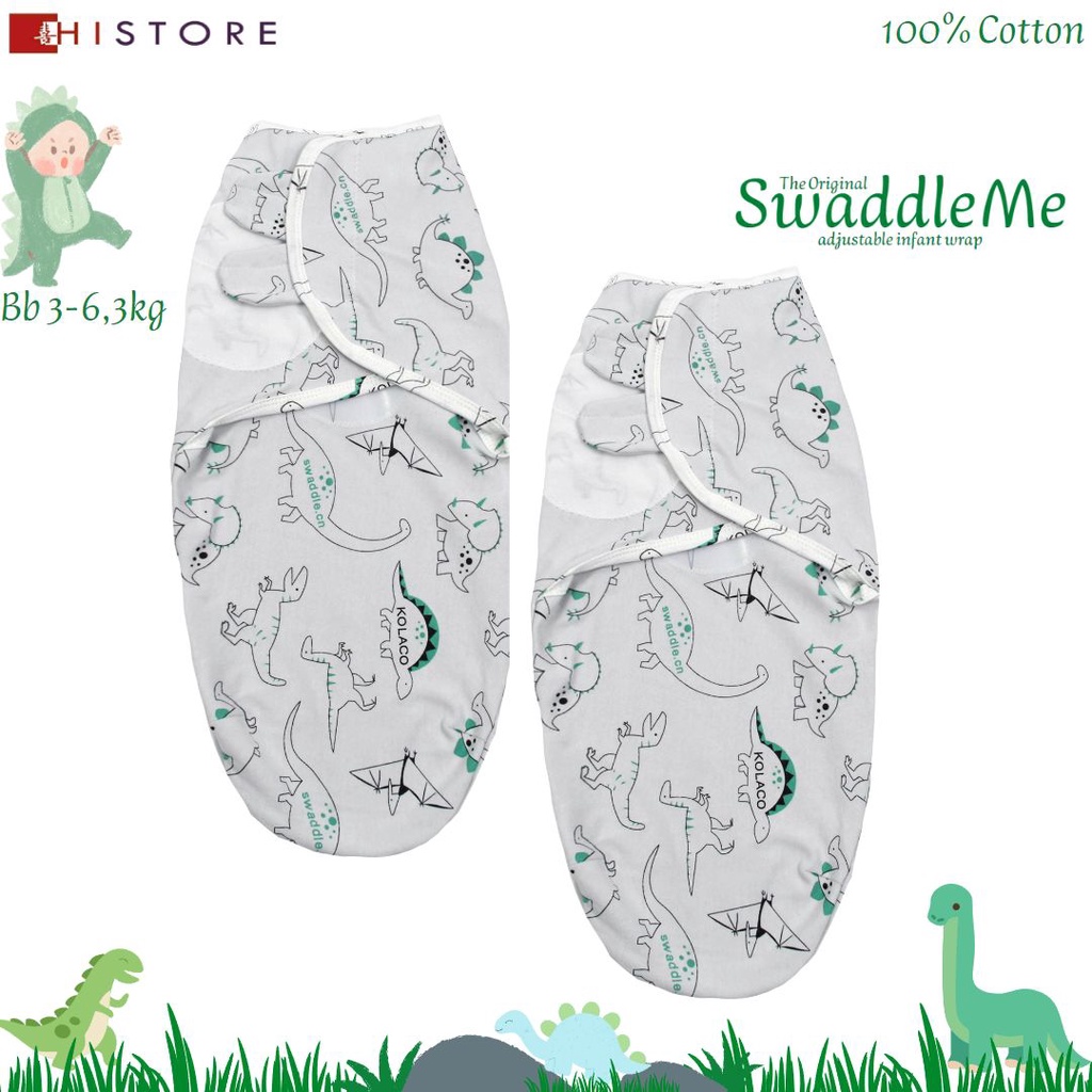 [HI] Bedong Instant Kolaco The Original SwaddleME Adjustable Infant Wrap 100% Cotton