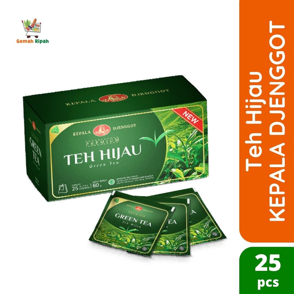 

Kepala Djenggot Teh Hijau Celup Premium 25 x 2,4gr