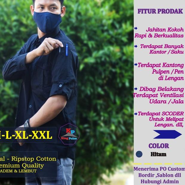 KEMEJA MOUNTAINGEER LENGAN PANJANG - KEMEJA OUTDOOR QUICKDRY - Hijau, S