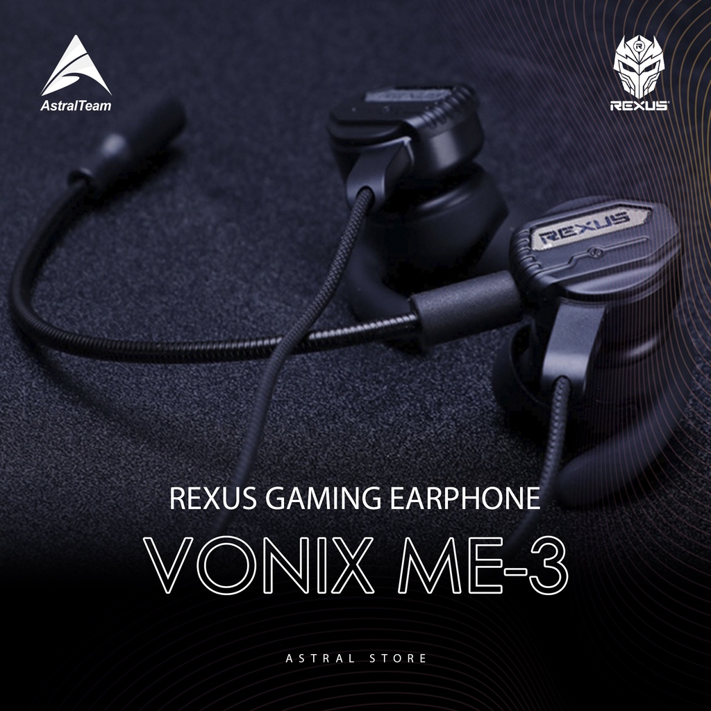 Earphone Gaming - Rexus ME-3