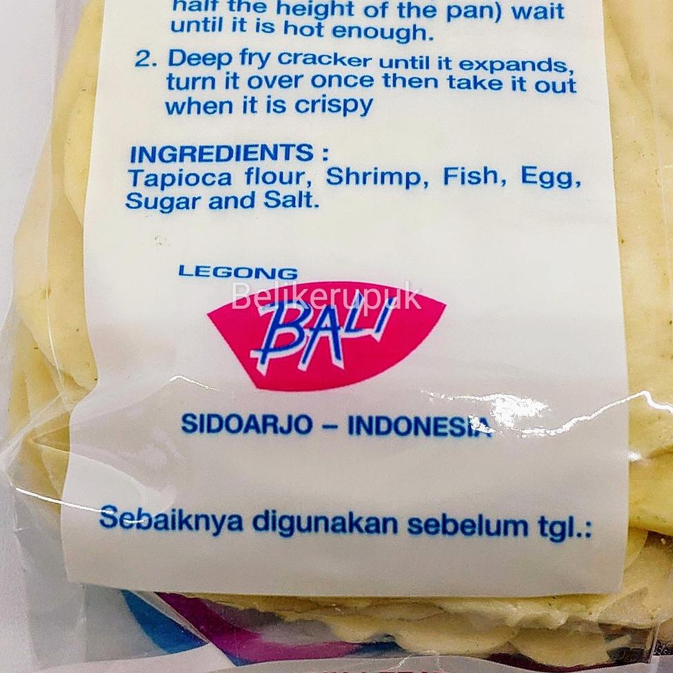 

✎ KERUPUK UDANG SUPER DUA MENARA EIFFEL KUALITAS EKSPOR UKURAN MENTOR MEDE 250G