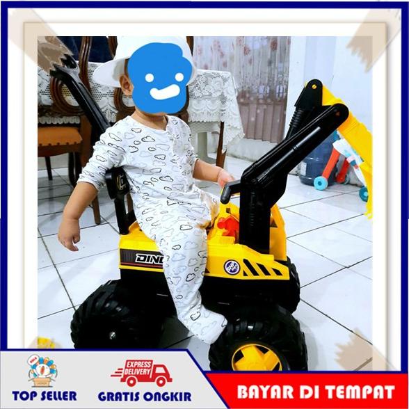PRODUK- SHP SBS712 MOBIL MAINAN ANAK DORONG MURAH ESKAVATOR MOBILAN EXCAVATOR BEKO KERUK BESAR UTK B