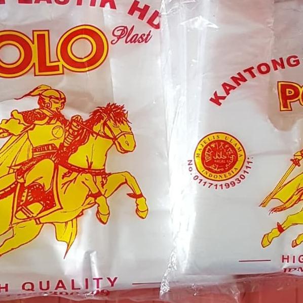 

PAKET ISI 5 Kantong Plastik HD Polo - Kresek Bening - Plastik uk 15 24