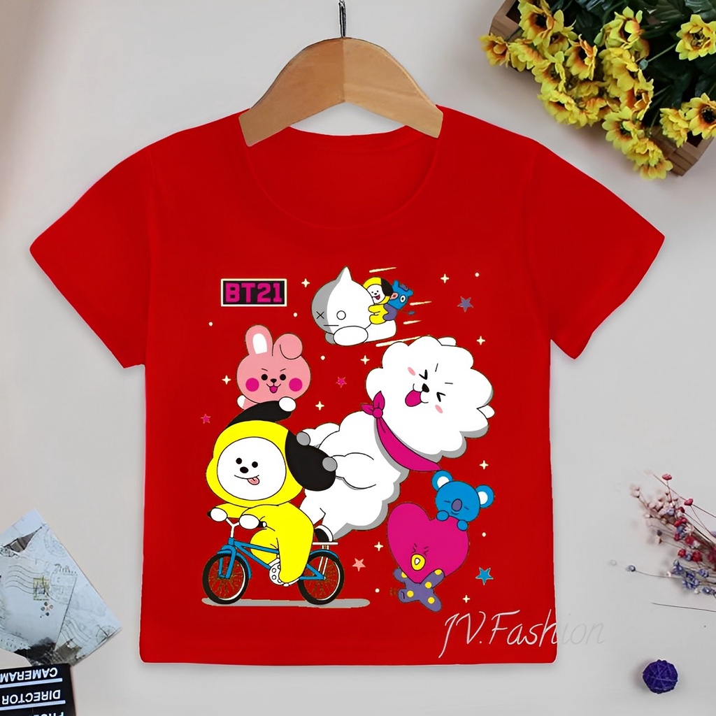 Kaos Atasan Anak Perempuan Umur 1-10 Tahun