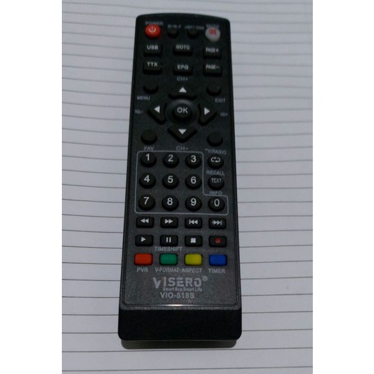 Remote Set Top Box Receiver Multi/ Universal STB VIO818S