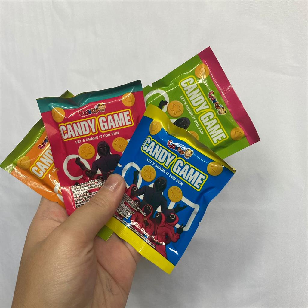 

[1 PCS] candy game / permen lunak rasa buah